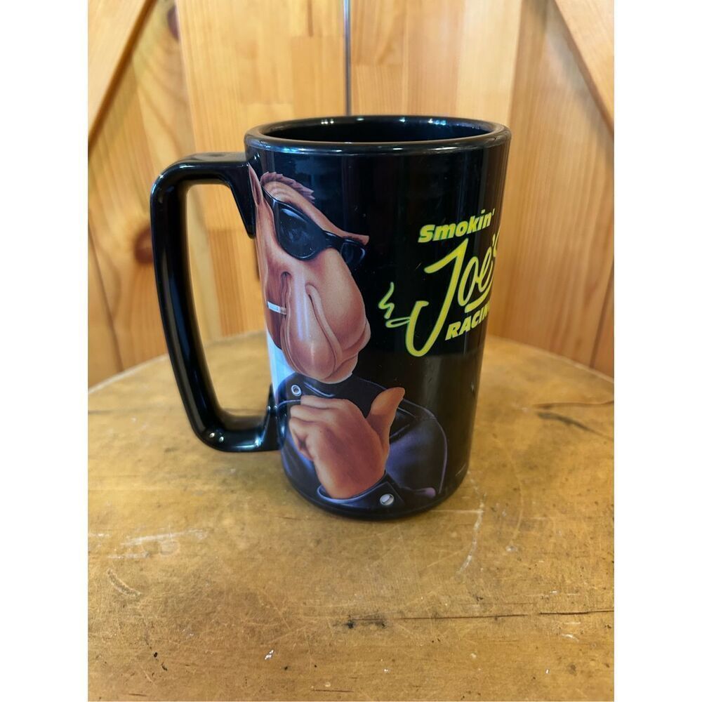 Vintage Smoking Joe Camel Racing Mug Thermo-Serv USA (8533)